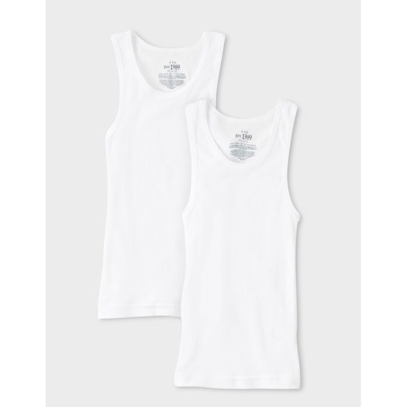 The Children's Place Other - The Children's Place Boys White Tank Tops 4-Pack – Size Small (5-6) – NIP